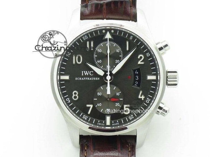 MIROTIME 0108 Affordable Mark XVII IW326501 FKF 1:1 Best Edition Black Dial on Black Leather Strap 7131